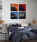 Cool Supercar Canvas Poster for Man Cave Decor