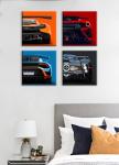Cool Supercar Canvas Poster for Man Cave Decor