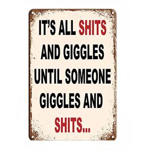 Funny Metal Tin Signs for Man Cave Decor
