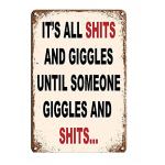 Funny Metal Tin Signs for Man Cave Decor