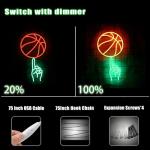 Basketball Neon Light Wall Decor for Man Cave