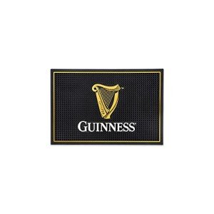 Guinness Bar Spill Mat with Harp Logo, 18x12