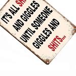 Funny Metal Tin Signs for Man Cave Decor