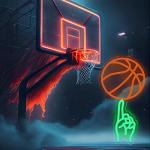 Basketball Neon Light Wall Decor for Man Cave
