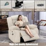 Power Rocker Recliner with Massage and Heat