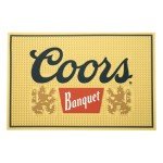Coors Banquet Non-Slip Bar Mats for Home