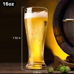 PARACITY 14 oz Pint Glasses Set of 2