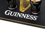 Guinness Bar Spill Mat with Harp Logo, 18x12