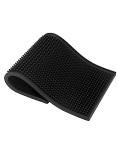 QWORK Set of 6 Non-Slip Black Bar Mats