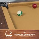 Deluxe 87-Inch Tan Billiard Table by EastPoint
