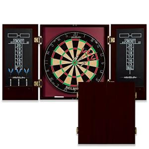Belmont Dart Board Cabinet Set with Darts & Scoreboard