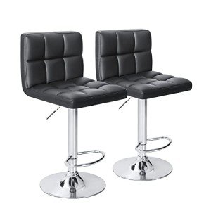 Adjustable Swivel Bar Stools Set of 2