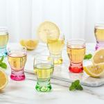 Heavy Base Glass Whiskey Drinking Set of 6