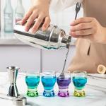 Heavy Base Glass Whiskey Drinking Set of 6