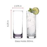 LEMONSODA Highball Glass Set - 6 Elegant Glasses