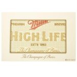 Miller High Life Non-Slip Bar Mat - 18x12 inches