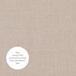 Beige & Dark Walnut Backless Counter Stool