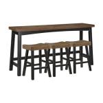 Lexicon 4-Piece Bar Table Set with Stools