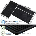 3 Pack Anti-Skid Rubber Bar Mats Set