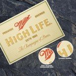 Miller High Life Non-Slip Bar Mat - 18x12 inches