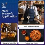 3 Pack Anti-Skid Rubber Bar Mats Set