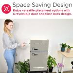 Frigidaire Retro Mini Fridge with Freezer and Opener