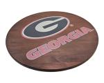 Georgia Bulldogs 18” Wooden Lazy Susan Turntable