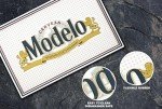 Modelo Bar Mats - Non-Slip Rubber, 18x12 Inches