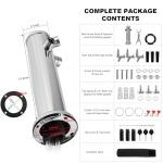 Triple Tap Stainless Steel Draft Beer Tower