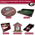Georgia Bulldogs 18” Wooden Lazy Susan Turntable