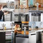 Triple Tap Stainless Steel Draft Beer Tower