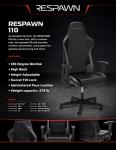 Respawn 110 Ergonomic Racing Style Gaming Chair