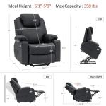 MCombo Power Lift Recliner with Heat and Massage
