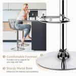 Set of 2 Adjustable Swivel Bar Stools
