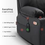 MCombo Power Lift Recliner with Heat and Massage