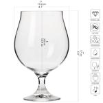 Krosno Dark Ale Stout Glasses - Set of 6