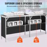 VEVOR Extra Long Portable Folding Bar Table