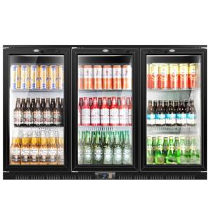 Tylza 3-Door Back Bar Cooler with LED Lights