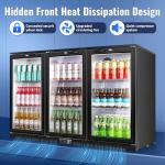 Tylza 3-Door Back Bar Cooler with LED Lights