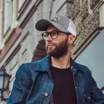 Poker Cards Mesh Snapback Hat - Black