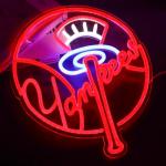 YANKEES Neon Wall Sign for Man Cave Decor