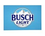 Busch Light Non-Slip Bar Mats - 18x12 Inches