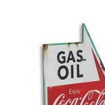 Coca-Cola Auto Shop Metal Sign for Man Cave