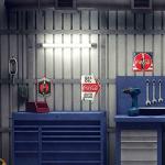 Coca-Cola Auto Shop Metal Sign for Man Cave