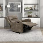 Brown Manual Recliner Chair for Home Theater
