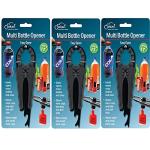 Jokari 3-Pack Multi Bottle Opener Set