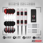 Red Dragon Axis Tungsten Darts Set - 26g