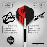 Red Dragon Axis Tungsten Darts Set - 26g