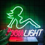 Green Beer Neon Sign for Man Cave Decor