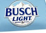 Busch Light Non-Slip Bar Mats - 18x12 Inches